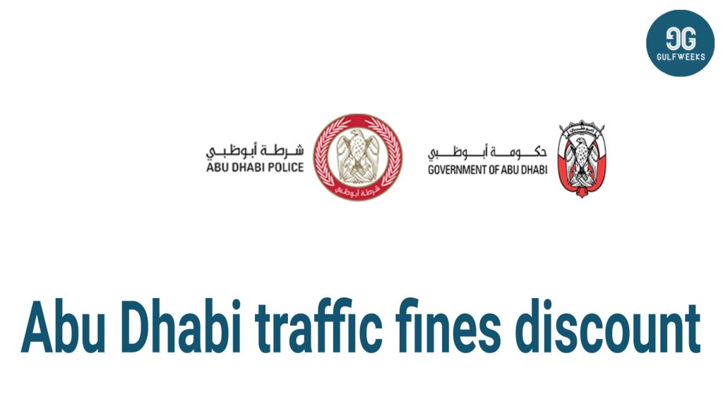 Abu Dhabi traffic fines discount