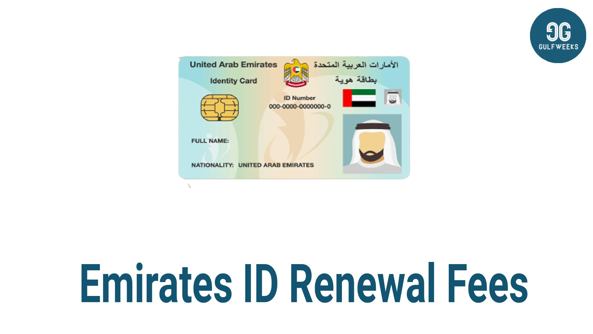 Emirates ID Renewal Fees