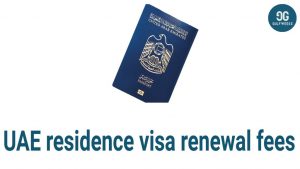 UAE residence visa renewal fees