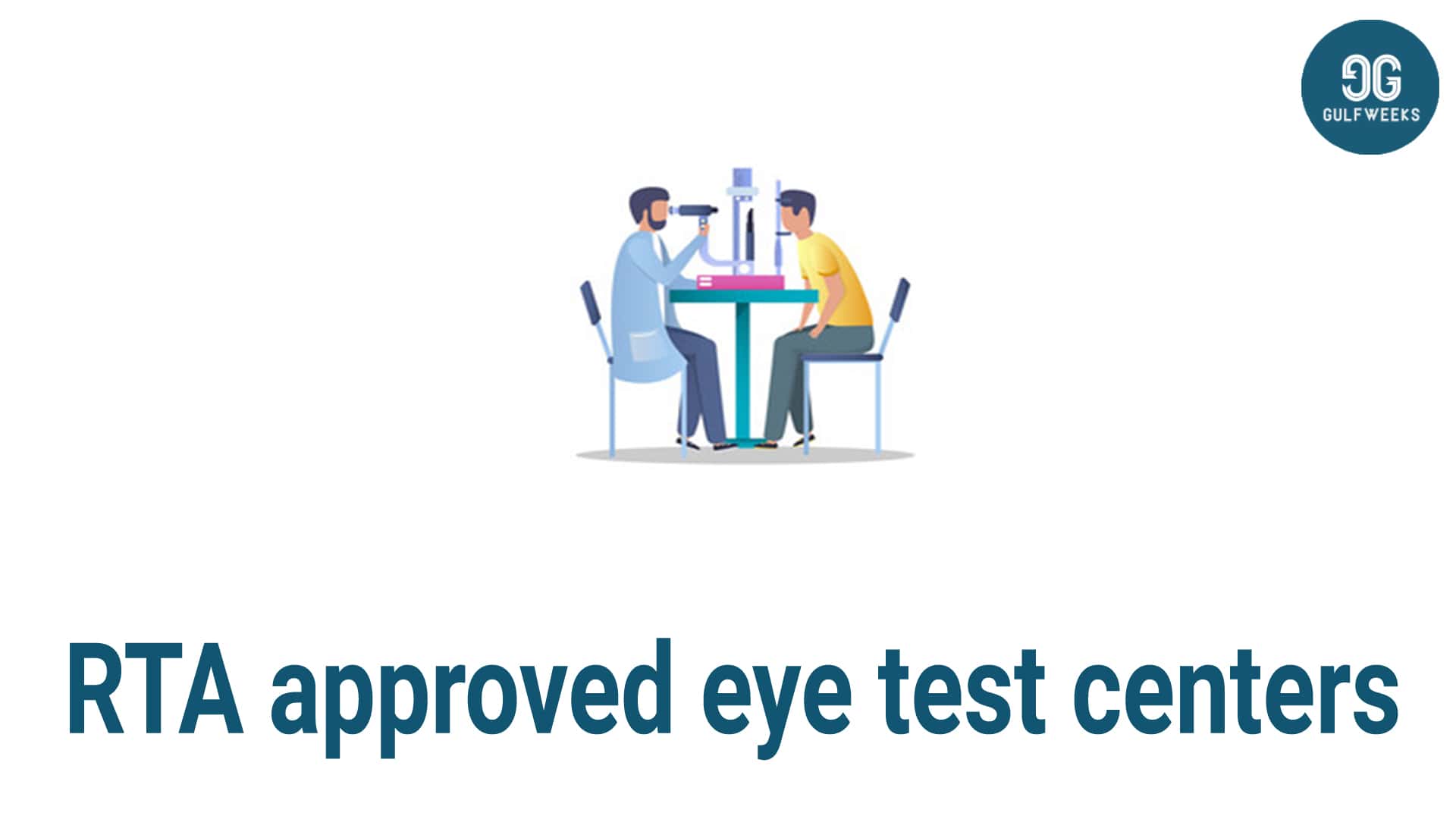 RTA approved eye test centers