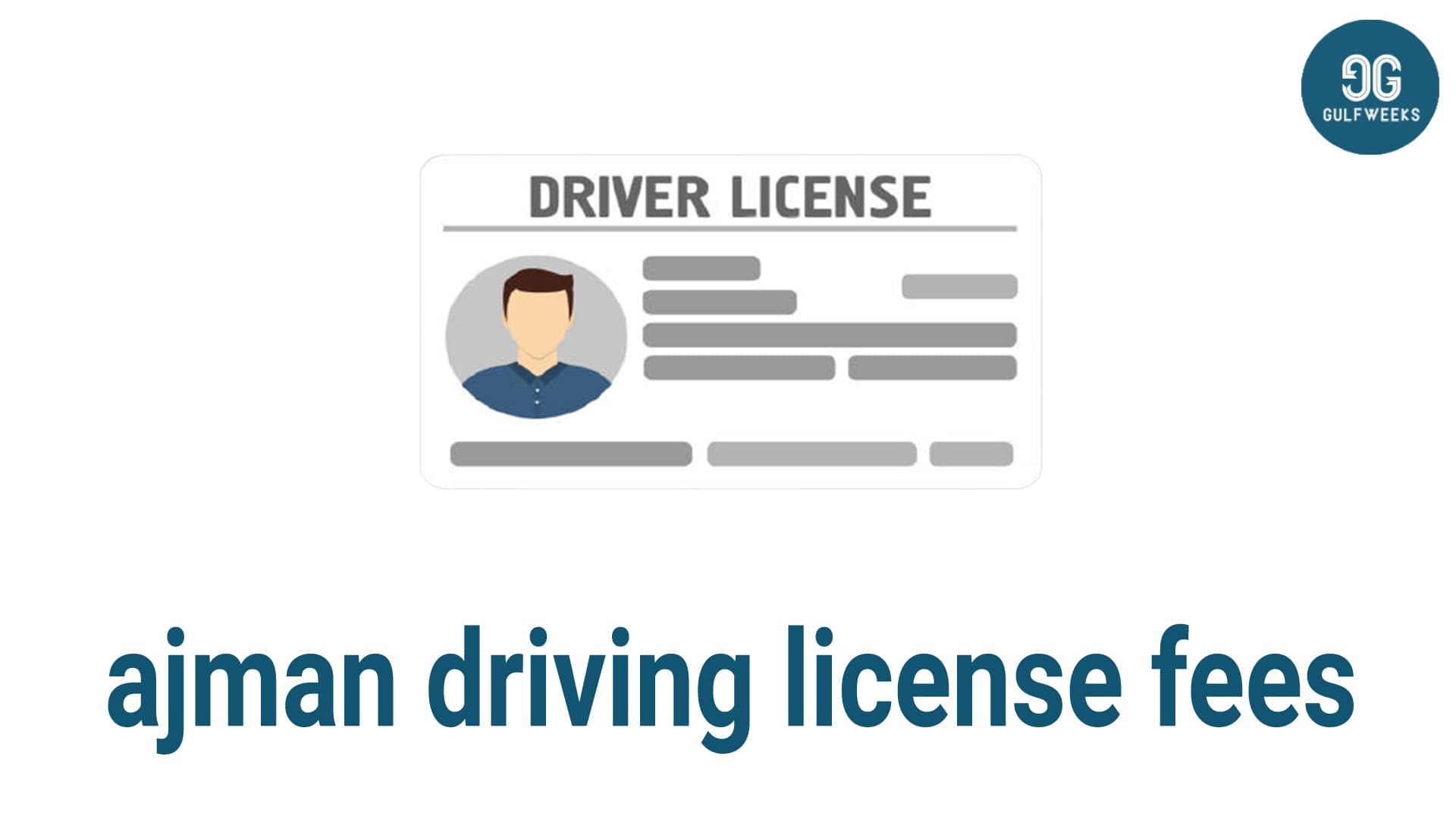ajman driving license fees