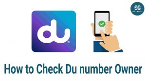 How to Check Du number Owner