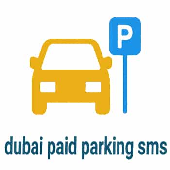 dubai paid parking sms