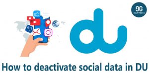 How to deactivate social data in DU