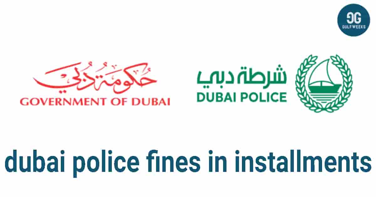 how to pay dubai police fines in installments