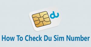 How To Check Du Sim Number